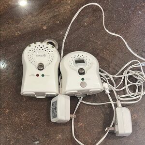 White Baby Monitor Set